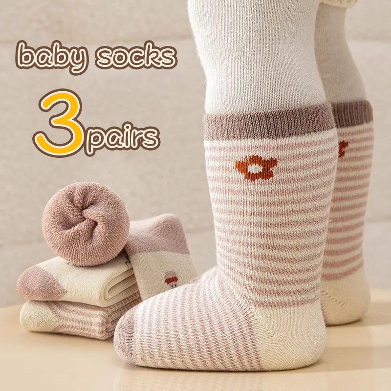 Thermal Sock Winter - 5Pairs Winter Baby Plüsch Socken Mode