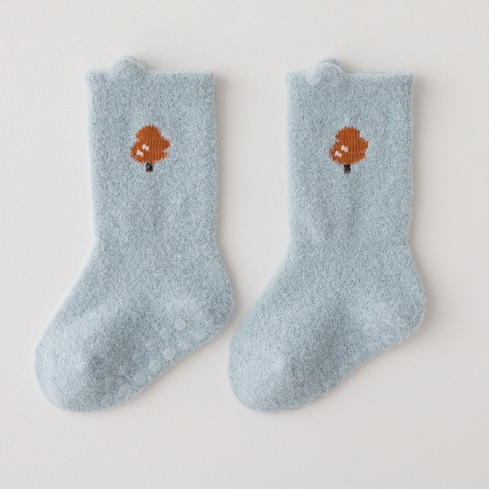 Thermal Sock Winter - 2 Paar neue süße Tier-Babysocken, verdickter