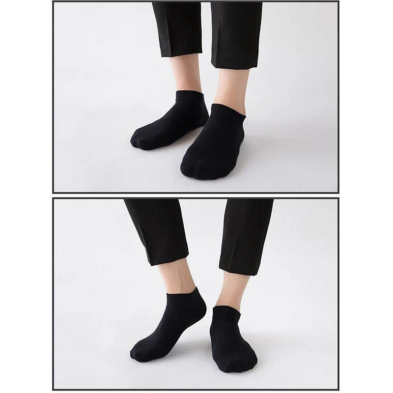 Ankle Sock Low Cut - 5 Paar Bootsocken für Damen/Herren, unsichtbar,