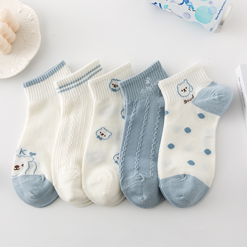 Ankle Sock Low Cut - 5 Paare/los Mode Elegante Lustige Nette