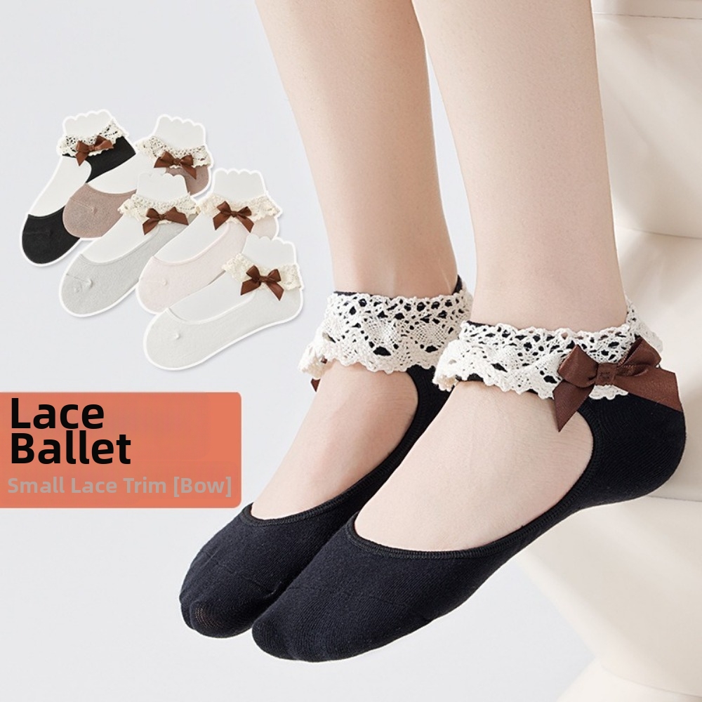 Elegante Spitzenrüschen-Bootso – Ankle Sock Low Cut Bewertung und Preis